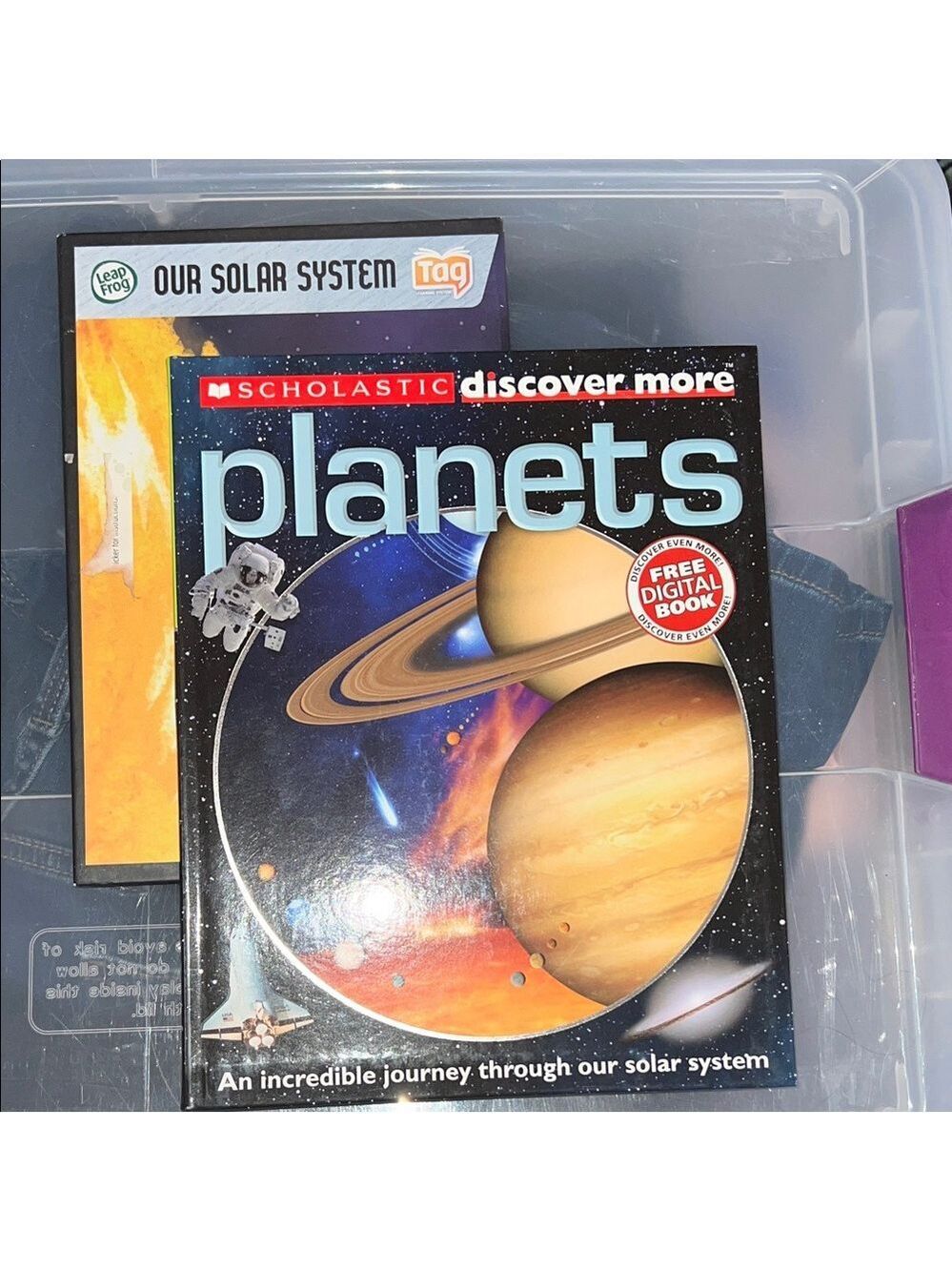Scholastic Amazing Space Learning Book and board game.